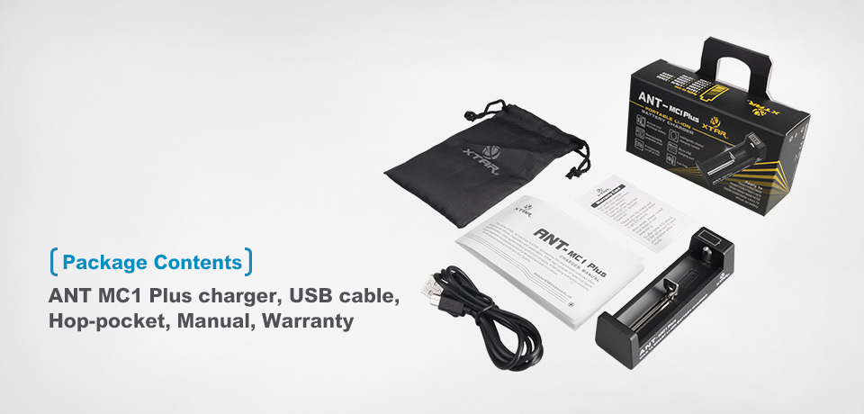 XTAR Cargador BATERIAS Ion-Litio USB-MICROUSB MC1 Plus